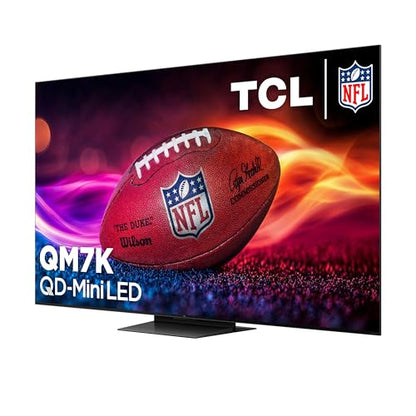 TCL 55-Inch Class QM7K Series QD-Mini LED 4K UHD Google Smart TV Best Premium Mini-LED TV - QLED, 144hz, 240hz Gaming Rate, Anti-Reflective Screen, Bang & Olufsen Audio, Atmos (55QM7K, 2025 Model)
