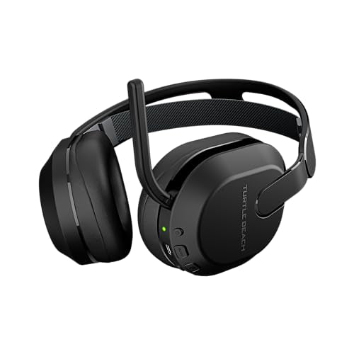 Turtle Beach Stealth 500 Wireless Gaming Headset Licensed for Xbox Series X|S, Xbox One & Works via Bluetooth with PC, Switch & Mobile – 40-Hr Battery, Memory Foam Cushions, Flip-to-Mute Mic – Black