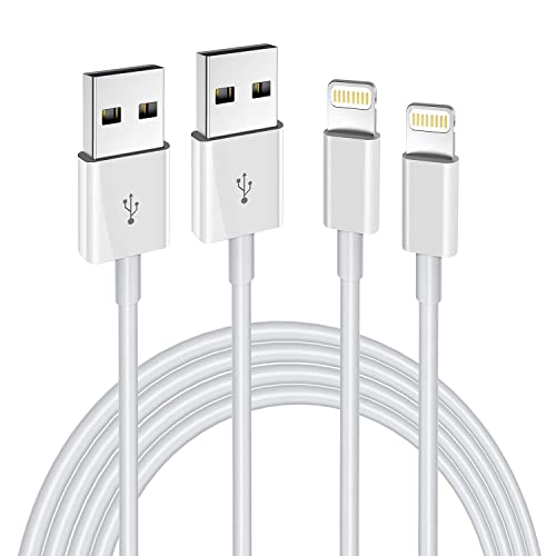 iPhone Charger Lightning Cable,2 Pack Apple MFi Certified for iPhone 14 | USB iPhone Fast Charging Cord,Data Sync iPhone Cord for 14/13/12/11 Pro Max Xs X XR 8 7 6 5 5s iPad iPod More