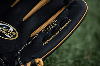 Rawlings | PLAYERS Series T-Ball & Youth Baseball Glove | Left Hand Throw | 11.5" | Camel/Black