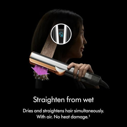 Dyson Airstrait™ Straightener, Wet to dry hair straightener, No heat damage, No hot plates, All hair types