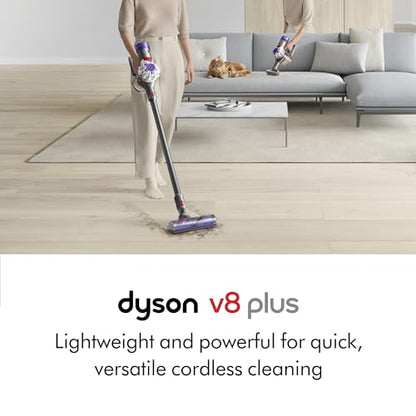 Dyson V8 Plus Cordless Vacuum, Silver/Nickel