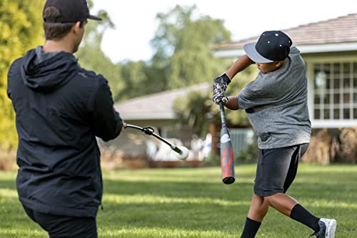 SKLZ Hitting Stick Batting Swing Trainer Select for Baseball with Impact Absorbing Handle, 52",Black