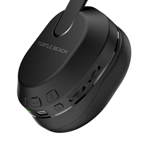 Turtle Beach Stealth 500 Wireless Gaming Headset Licensed for Xbox Series X|S, Xbox One & Works via Bluetooth with PC, Switch & Mobile – 40-Hr Battery, Memory Foam Cushions, Flip-to-Mute Mic – Black