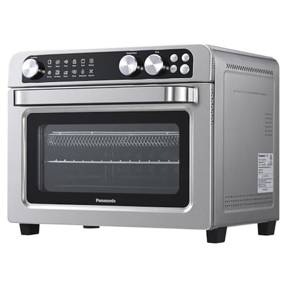 Panasonic Air Fryer Toaster Oven Combo with 11 Preset Cooking Functions, FlashXpress with Double Infrared Heating, Temperature Control Dial, PFAS Free, 1800W - NB-G211P
