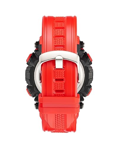 Armitron Sport Men's Quartz Sport Watch with Plastic Strap, Red, 22 (Model: 40/8397RED)