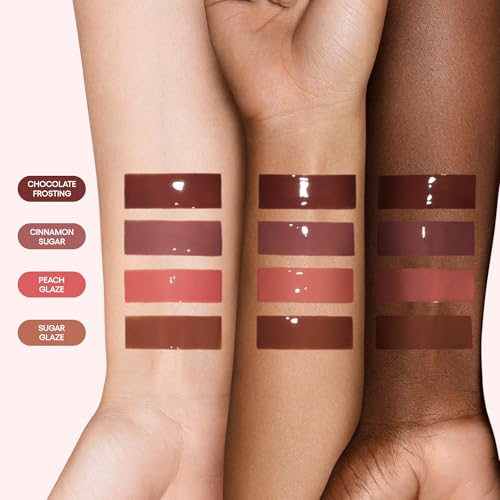 LANEIGE Glaze Craze Tinted Lip Serum, Peach Glaze: Hydrating Lip Serum for Glossy, Nourished Lips with Plumping Polypeptides