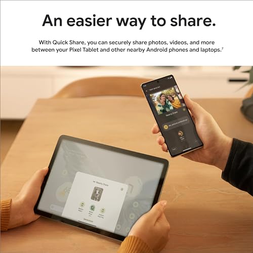 Google Pixel Tablet - Android Tablet with 11-Inch Screen and Extra-Long Battery Life - Hazel - 8 GB RAM - 256 GB