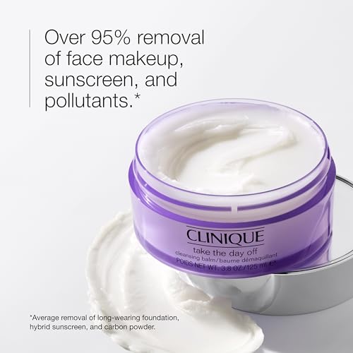 Clinique Take The Day Off Cleansing Balm Makeup Remover | Dissolves Makeup + Sunscreen, 8.3 oz.