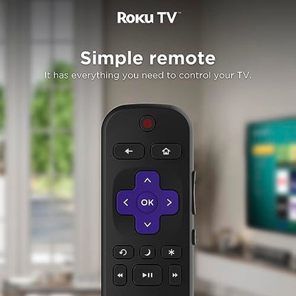 Hisense 32-Inch Class A4 Series HD 720p Smart Roku TV with Alexa Compatibility (32A4HNR) - Dolby Audio, Slim Bezel Design, Google Assistant