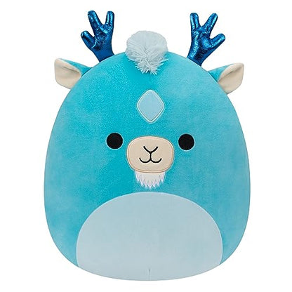 Squishmallows Original 12-Inch Xam Aqua Kirin - Medium-Sized Ultrasoft Official Jazwares Plush