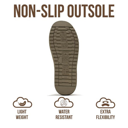 Project Cloud 100% Genuine Leather Ankle Boots for Women - Water Resistant with Memory Foam Insole Winter Boots for Women - Trending Shoes & Comfortable Women's Ankle Boots (Hippy, Olive, 7)