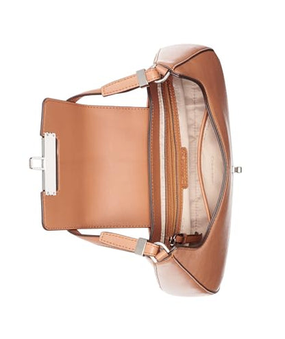 Calvin Klein Becky Demi Shoulder Bag, Caramel, One Size