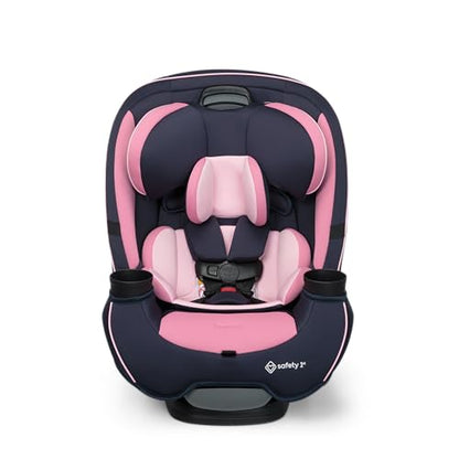 Safety 1st Grow and Go All-in-One Slim Convertible Car Seat, Rear Facing, 5-40 lbs, Forward Facing (30–65 lbs), High Back Booster Seat 40-100 pounds, Vineyard Girl