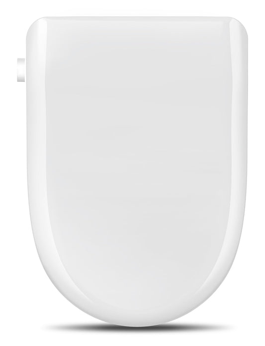 FVZ Bidet Toilet Seat Elongated Smart Heated Toilet Seat with Warm Water & Dryer, Feminine & Child Wash, Self-Clean Stainless Steel Nozzle, Adjustable Water Pressure, Slow Close Lid (Olive)