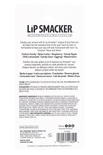 Lip Smacker Holiday Original & Best - 8 Moisturizing Lip Balms, Hydrating & Protecting, Fun Assortment - Vegan - Holiday Original & Best