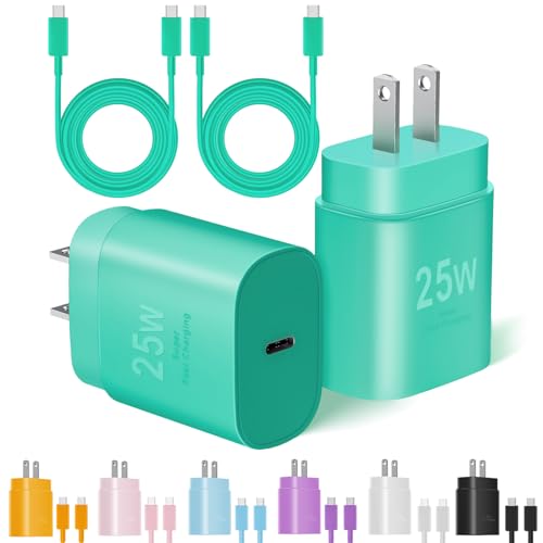 Type C Charger Fast Charging, 2Pack [10FT&6FT] Long USB C Cable with 25W Phone Super Fast Charger Block Compatible with Galaxy S26+/S25 Ultra,iPhone 18/17/16/Air/Plus/Pro Max/Duo