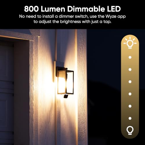 WYZE Bulb Cam - 2K HD Smart Light Bulb Security Camera, E26 Socket