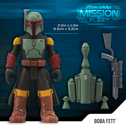 STAR WARS Mission Fleet, 2.5-Inch Scale Mandalorian Action Figure Set with 6 Figures & 8 Accessories, Toys for 4 Year Old Boys & Girls (Amazon Exclusive)