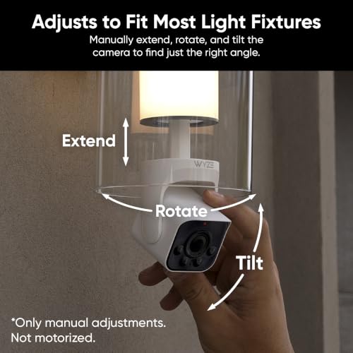 WYZE Bulb Cam - 2K HD Smart Light Bulb Security Camera, E26 Socket