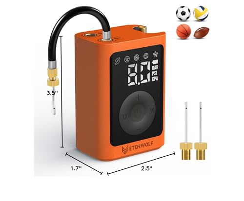 ETENWOLF P300 Plus Ball Pump, Electric Basketball Pump Inflation Deflation