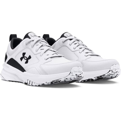 Under Armour Men's Charged Edge, (101) White/White/Black, 11, US