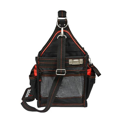 Hultafors Work Gear HT5582 Electrical/Maintenance Tool Carrier, 23 Pockets, Heavy Duty Ballistic Polyester Tool Bag
