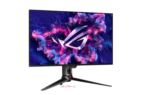 ASUS ROG Swift 32” 4K OLED Gaming Monitor (PG32UCDM) - UHD (3840 x 2160), QD-OLED, 240Hz, 0.03ms, G-SYNC Compatible, Custom Heatsink, Graphene Film, 99% DCI-P3, True 10-bit, 90W USB-C