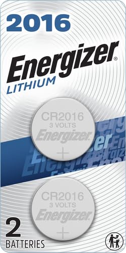 Energizer 2016 Batteries, 3 Volt Battery Lithium Coin, 2 Count