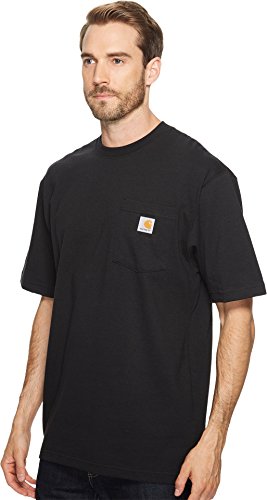 CarharttMenLoose Fit Heavyweight Short-Sleeve Pocket T-ShirtBlackLarge