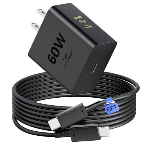 60W USB C Super Fast Charger, Type C Fast Phone Charger