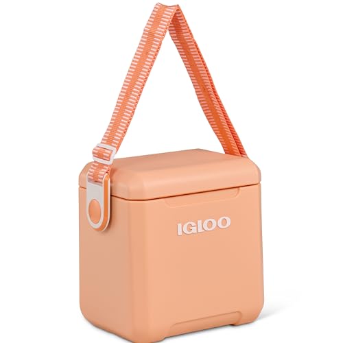 Igloo Apricot 11 Qt Tag-Along Too Strapped Picnic Style Cooler
