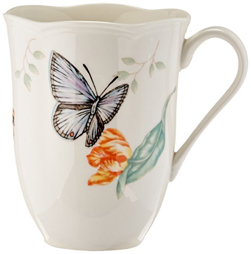 Lenox 6342794 Lenox Butterfly Meadow 18-Piece Dinnerware Set White