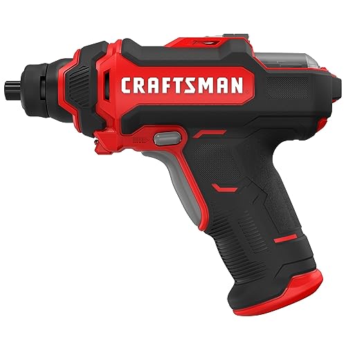 CRAFTSMAN 4V Cordless Screwdriver with Charger and Screwdriving Bits Included (CMHT6650C)