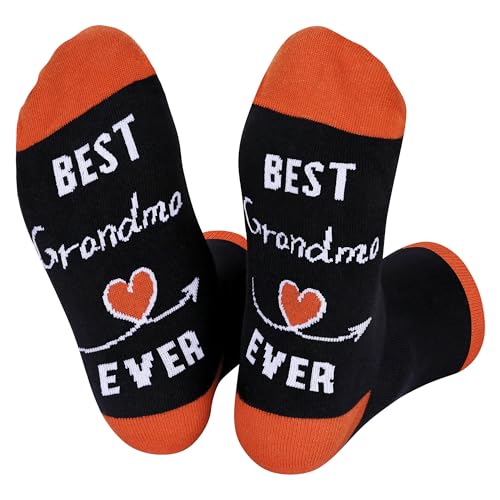 Nucinzua Mothers Day Socks Gifts for Grandma, Birthday Gifts for Women, Gifts Idea for Her Best Grandma Ever Socks for Womens