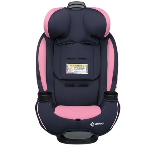 Safety 1st Grow and Go All-in-One Slim Convertible Car Seat, Rear Facing, 5-40 lbs, Forward Facing (30–65 lbs), High Back Booster Seat 40-100 pounds, Vineyard Girl