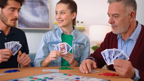 SEQUENCE- Original SEQUENCE Game with Folding Board, Cards and Chips by Jax ( Packaging may Vary ) White, 10.3" x 8.1" x 2.31"