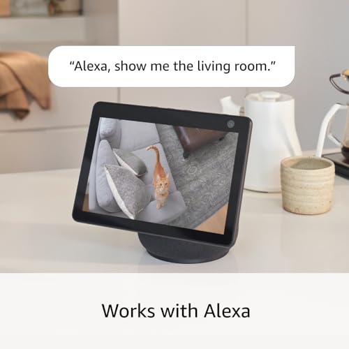 Ring Pan-Tilt Indoor Cam (newest model) — See all around your home or business with 360° pan coverage, HD video, plus Two-Way Talk (2024 release), Black