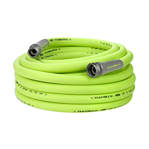 Flexzilla Garden Hose 5/8 in. x 50 ft, Heavy Duty, Lightweight, Drinking Water Safe, ZillaGreen - HFZG550YW-E