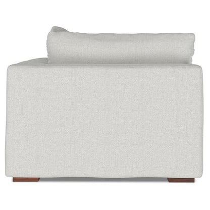 SIMPLIHOME Jasmine Right-Arm Sofa Module in Performance Fabric, Cloud Grey, 44-inches Wide, Handcrafted Contemporary-Style Right-Arm Accent Chair for Living Room