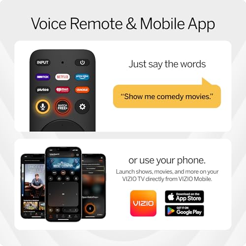 VIZIO 50-inch Quantum Pro 4K 120Hz QLED HDR10+ Smart TV with Dolby Vision, Active Full Array, 240Hz @ 1080p PC Gaming, WiFi 6E, Apple AirPlay, Chromecast Built-in, M50QXM-K01, 2023 Model