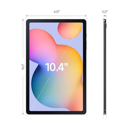 SAMSUNG Galaxy Tab S6 Lite (2024) 10.4" 64GB WiFi Android Tablet, S Pen Included, Gaming Ready, Long Battery Life, Slim Metal Design, Expandable Storage, US Version, Oxford Gray, Amazon Exclusive