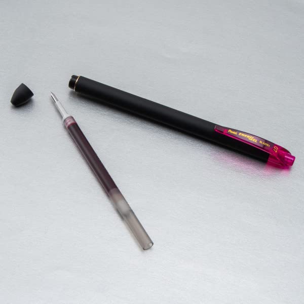 EnerGel Kuro Liquid Gel Pen, (0.7mm) Medium line, Assorted Ink, 24-pk