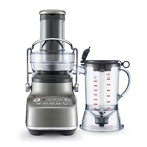 Breville Bluicer Blender and Juicer BJB615SHY, Smoked Hickory