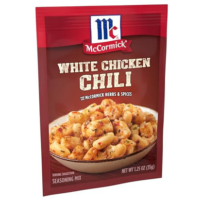 McCormick White Chicken Chili Seasoning Mix, 1.25 oz (Pack of 12)