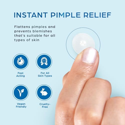 PatchRx Pimple Patches for Face (120 Patches), Hydrocolloid Acne Patches with Tea Tree Oil, Pimple Patch Pimple Stickers - Hydrocolloid Patch Acne Dots - Acne Pimple Patches For Face - Zit Patches