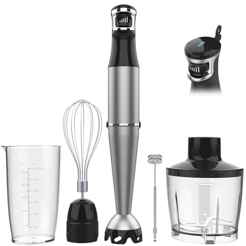 Immersion Blender Handheld Corded, 1100W 5 in 1 Hand Blender Set