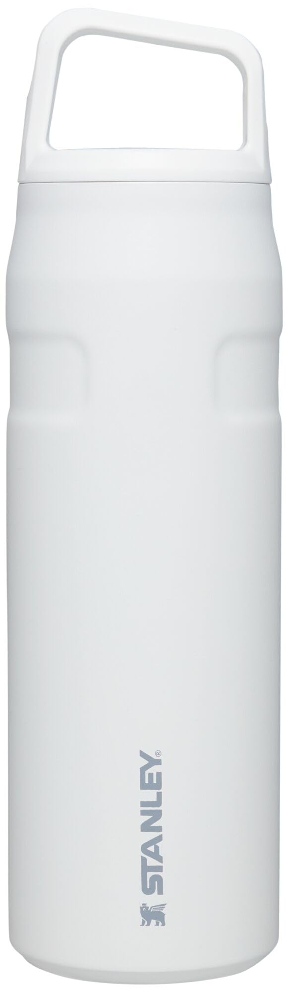 STANLEY IceFlow Cap and Carry Water Bottle 24 oz | Wide Mouth Twist Lid | Lightweight and Leakproof for Travel and Sports | Insulated Stainless Steel | BPA-Free | Polar