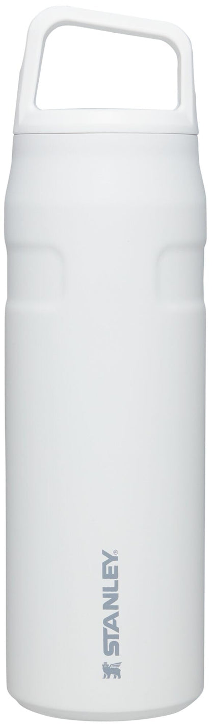 STANLEY IceFlow Cap and Carry Water Bottle 24 oz | Wide Mouth Twist Lid | Lightweight and Leakproof for Travel and Sports | Insulated Stainless Steel | BPA-Free | Polar