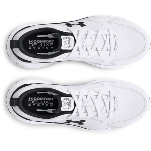 Under Armour Men's Charged Edge, (101) White/White/Black, 11, US